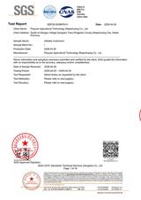 560 SGS pesticide-residue tests with no detection
